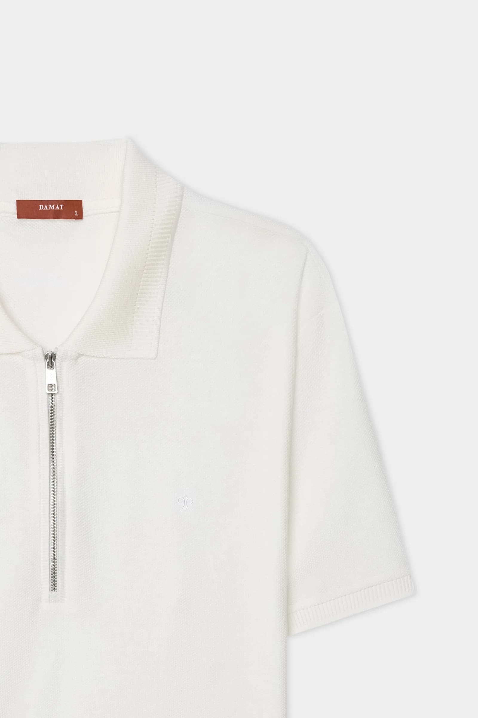 Damat Regular Fit Ekru T-shirt görsel 6